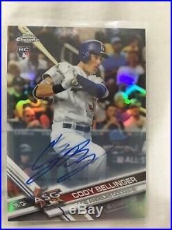 Cody Bellinger 2017 Topps Chrome Update Autograph Auto ASG RC Dodgers Redemption