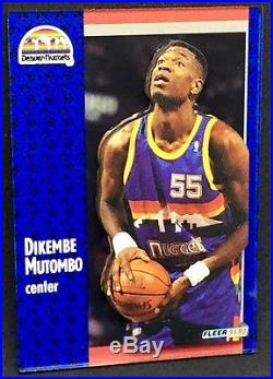 DIKEMBE MUTOMBO 91-92 1991 Fleer #277 3D ACRYLIC SSP MAIL-IN WRAPPER REDEMPTION
