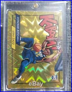 DONOVAN MITCHELL KABOOM RC GOLD #10/10 JAZZ 1/1 Rookie Sold out Redemption