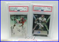 Damien Harris NE Patriots Rookie RC Investment Lot 1/1's Auto Game Used Loaded