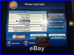 Dave and Busters Power Card With 10,047 Redemption tickets and 0 Game Chips