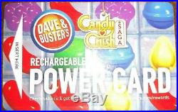 Dave and Busters Power Card With 10,047 Redemption tickets and 0 Game Chips