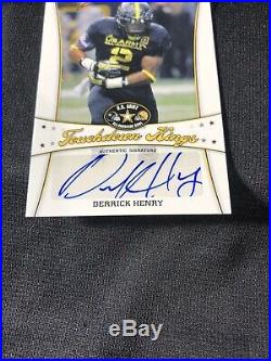 Derrick Henry Auto SP# /25 FIRST EVER AUTOGRAPH! 2013 Army Game RARE SP 1000$ BV