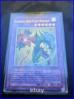 Elemental Hero Flame Wingman Rare UDE Redemption TLM-EN035K Misprint Elemental Hero Flame Wingman Rare UDE Redemption TLM-EN035K Misprint