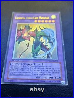 Elemental Hero Flame Wingman Rare UDE Redemption TLM-EN035K Misprint Elemental Hero Flame Wingman Rare UDE Redemption TLM-EN035K Misprint