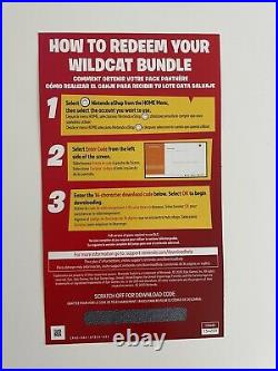 Fortnite Wildcat Bundle With2000 Vbucks US eshop Redemption Physical Card UNSCRACH