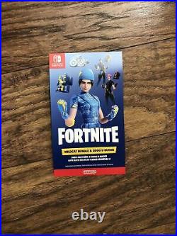 Fortnite Wildcat Code With2000 Vbucks US eshop Redemption Physical Card Switch