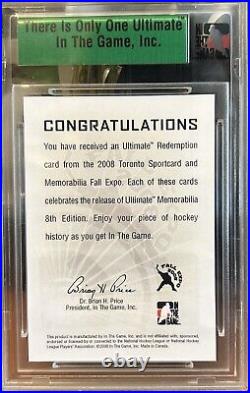 Frank Mahovlich In The Game Ultimate Memorabilia Montreal, Canadiens Auto 1 Of 1