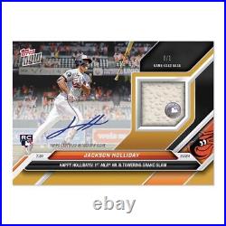 Game-used Base Relic or Auto-Relic #/125 or Lower Jackson Holliday #498