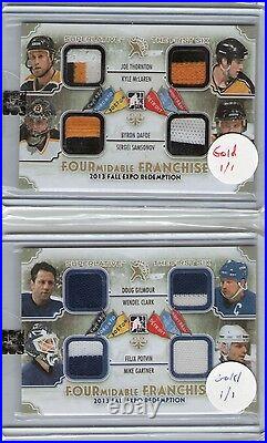 ITG Superlative First Six Fourmidable Franchise SR70 Maple Leafs Jersey GOLD 1/1