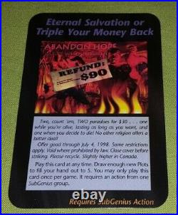 Illuminati INWO Church of the Subgenius Eternal Salvation Card 1996 Bob Dobbs