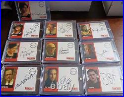 Inkworks THE SOPRANOS Complete 10 Card Auto Lot Cast Signed Complete Set Rare