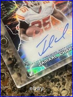 Jamaal Charles 2024 Topps Composite Amped Up Tri-Color Patch Autograph #16/25