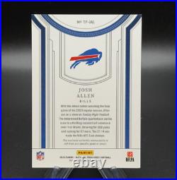 Josh Allen 2023 Panini National Treasures Treasured Patches 01/49 Buffalo Bills