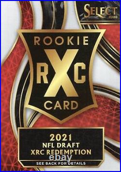 Justin Fields 2020 Panini Select Football #404 QB4 XRC RC Rookie Redemption
