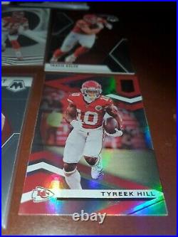 Kansas City CHIEFS lot With Game Used Patrick Mahomes Tyreek Hill HELAIRE Lot 06