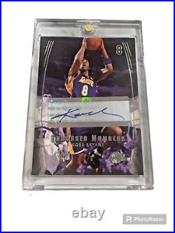 Kobe Bryant Autographed Upper Deck SP Game Used 2004 6/8 Redemption Only Card