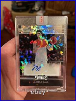 LAMELO BALL SSP /23 AUTO RC! 2020 Contenders Draft Cracked Ice Sealed Redemption