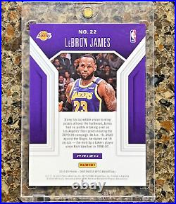 LeBron James 2019 Panini Contenders Optic Prizm Playing the Numbers Game 19 AST