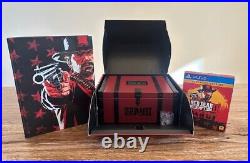 Limited Red Dead Redemption 2 Collectors Box + Ultimate Edition PS4+Guidebook