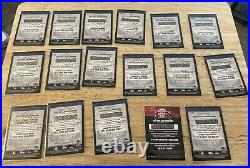 Lot of 2022 topps Pick Your Game home run redemption cards. 17 Cards, Trout
