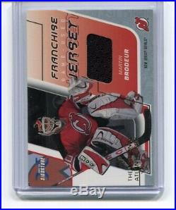 Martin Brodeur In The Game A. C. National Redemption Jersey Card 1/1 Rare Devils