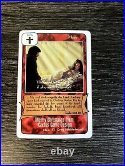Mary Merry Christmas From Catcus Game Design Redemption Ccg Promo Card