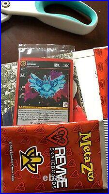 Metazoo Revive Skateboard Mothman Redemption 1 Of 50 Unscratched Rare Sealed