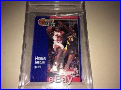 Michael Jordan 1991 Fleer 3-d Wrapper Redemption Acrylic League Leader #220 Mint