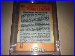 Michael Jordan 1991 Fleer 3-d Wrapper Redemption Acrylic Team Leader #375 Mint