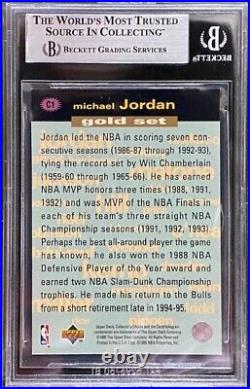 Michael Jordan 1995-96 UD CC You Crash the Game Gold Redemption #C1 BGS 8