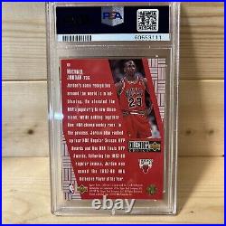 Michael Jordan 1997-98 Collector's Choice Crash the Game Redemption PSA 8
