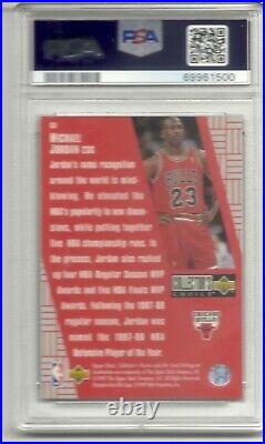 Michael Jordan 1997 UD Collector's Choice Crash Game Scoring Redem. PSA MINT 9