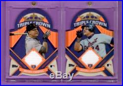 Miguel Cabrera Triple Crown Relic Complete set 1-10 Redemption 2013 Topps
