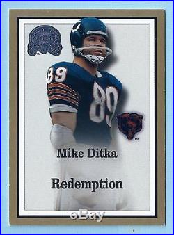 Mike Ditka 2000 Greats Of The Game Unredeemed Autograph Auto Redemption