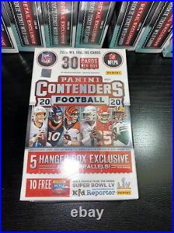 NEW SEALED Panini Contenders 2020 NFL Football 30 Trading Cards Hanger Box (9)