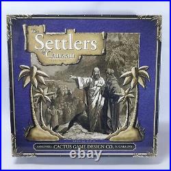 NEW Settlers Of Canaan Board Game SEALED Bonus Joshua Caleb Redemption Cards