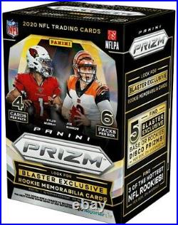 NFL Panini 2020 Prizm Football Trading Card BLASTER Box 6 Packs