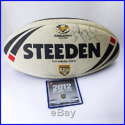NRL 2012 RUGBY LEAGUE Limited Edition'Match-Used Ball' Redemption Card #2/6