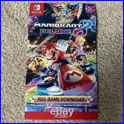 Nintendo Switch Mario Kart 8 Deluxe Full Game Redemption Card