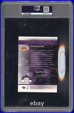 PSA 10 Auto Kobe Bryant 2001 Upper Deck Preferred Customer Club Game Jersey /100