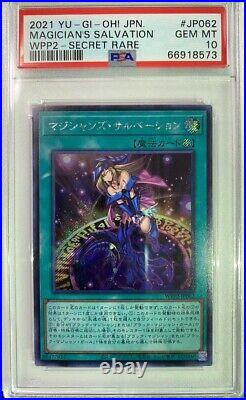 PSA 10 YU-GI-OH JAPAN Magician's Salvation Secret Rare