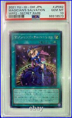 PSA10 GEM MAGICIAN'S SALVATION WPP2 -SECRET RARE 2021 YU-GI-OH! Japanese