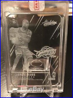 Panini Absolute LeBron James Glass CASE HIT SSP Redemption Cleveland Cavaliers