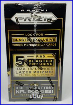 Panini Prizm 2020 NFL Football 24 Trading Cards Blaster Box Walmart Lazer