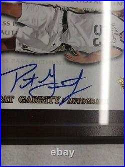 Pat Garrity Press Pass Rookie Card Plaque Autograph Ncaa Game Jersey Redemption
