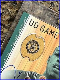 Paul Pierce 2001 Upper Deck UD Game Floor Edition On-Card Autograph RARE SSP