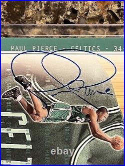 Paul Pierce 2001 Upper Deck UD Game Floor On-Card Autograph Boston Celtics HOF