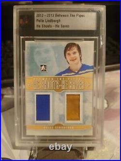 Pelle Lindbergh RARE Redemption He Shoots-He Saves Flyers Hero 11/20 2012-13