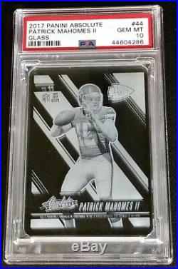 Psa 10 1/1 Patrick Mahomes II Glass Case Hit Rc 2017 Ssp Rookie Maybe 10 Made